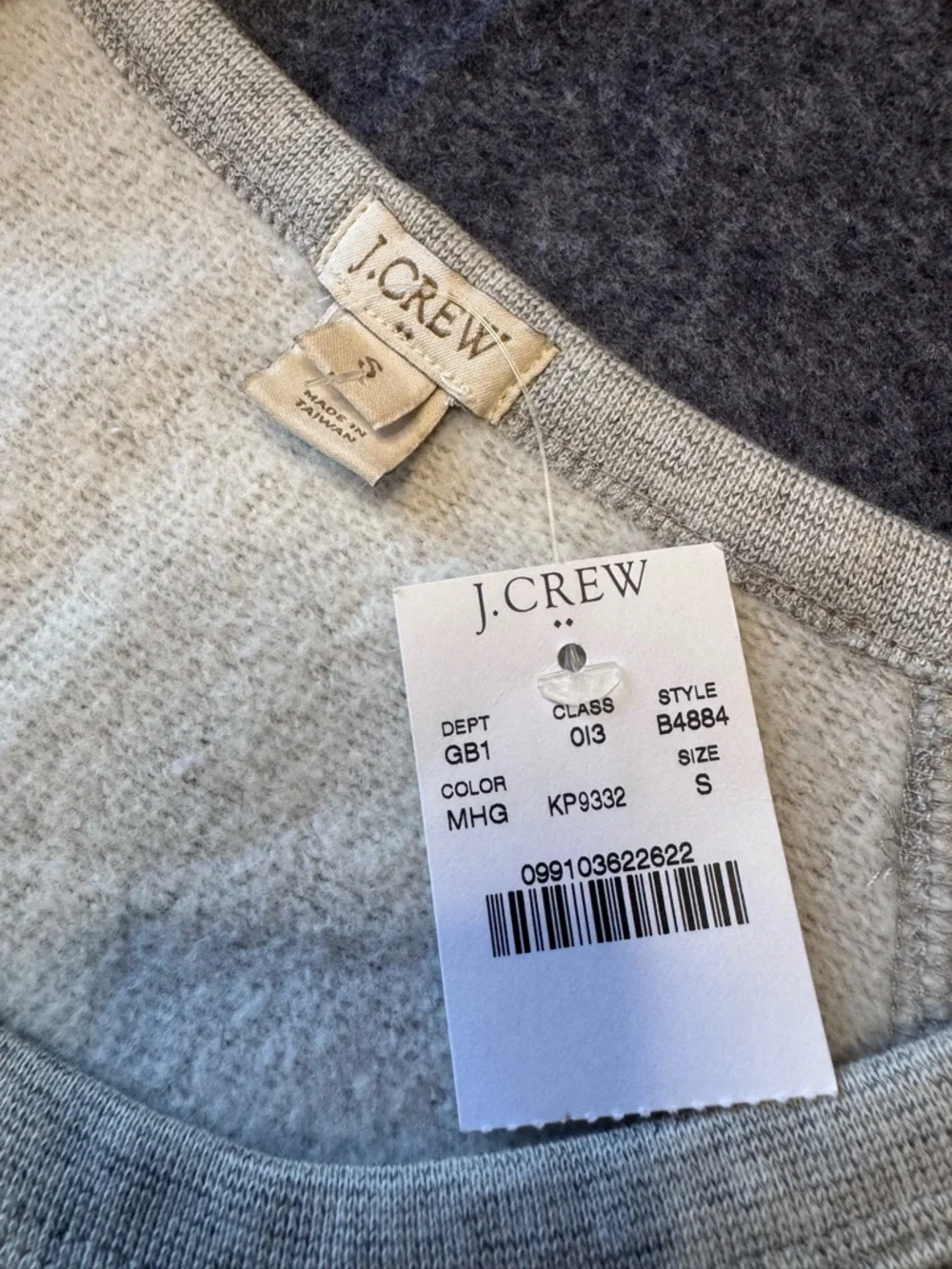 Women's Gray Knit Shift Dress